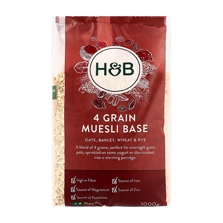 Holland & Barrett 4 Grain Muesli Base 1kg